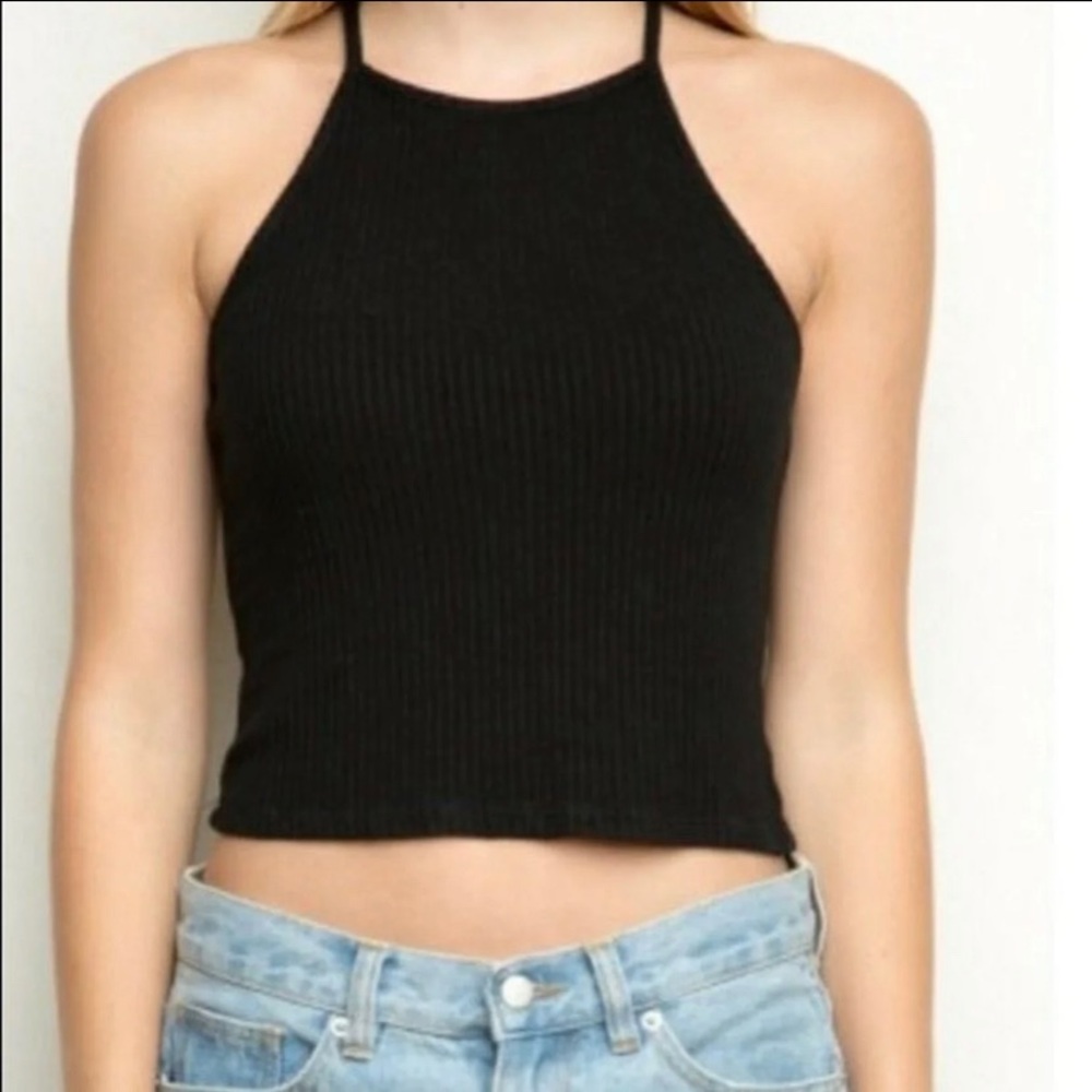 WET SEAL HALTER TOP